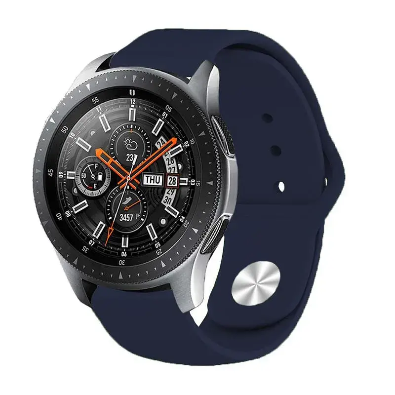 Силіконовий ремінець BeCover для Xiaomi Amazfit Bip/Bip Lite/Bip S Lite/GTR 42mm/GTS/TicWatch S2/TicWatch E Blue-Horizon (706199) - фото 4