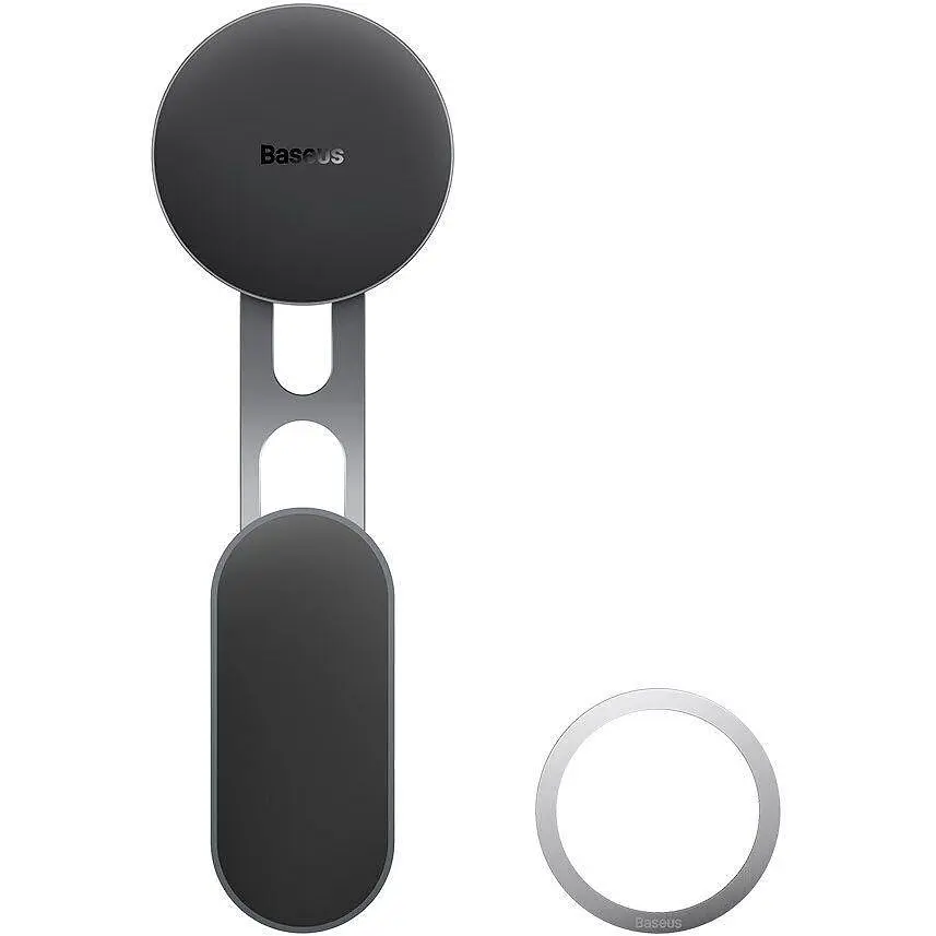 Автомобільний тримач холдер Baseus T-Space Series Folding Metal Car Mount Magnetic C40151300S11-00 Silver - фото 5