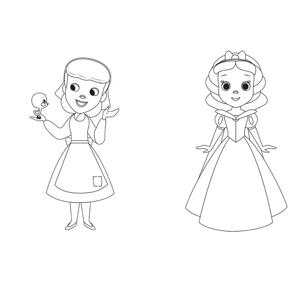 Раскраска "Игра с цветом. Принцесса" Ранок 1426002 Disney Малыш, 12 страниц - фото 3