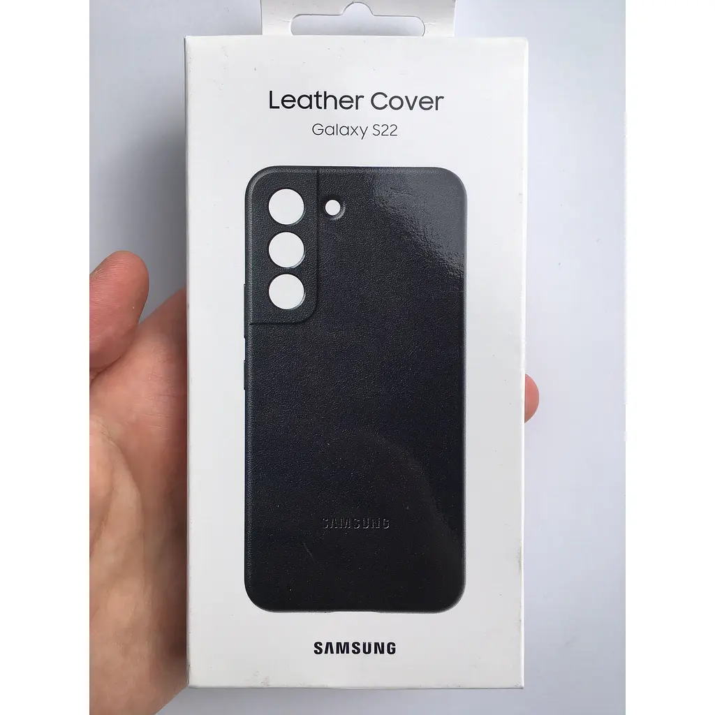 Оригінальний шкіряний чохол Leather Cover для Samsung Galaxy S22 (S901) Forest Green EF-VS901LGEGRU - фото 4