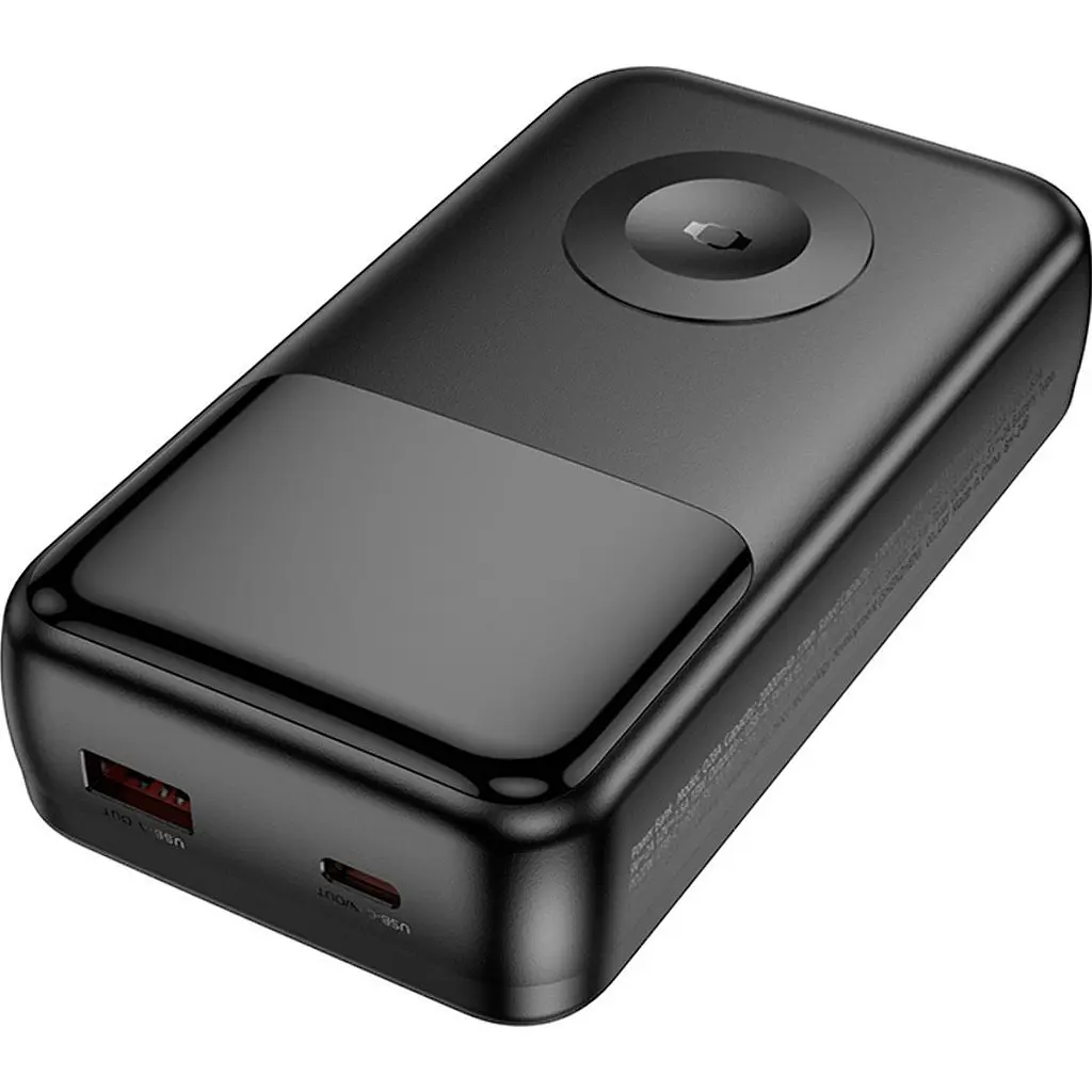 Зовнішній акумулятор Hoco Q28A Victory 20000mAh 22.5W Black [130156] - фото 2