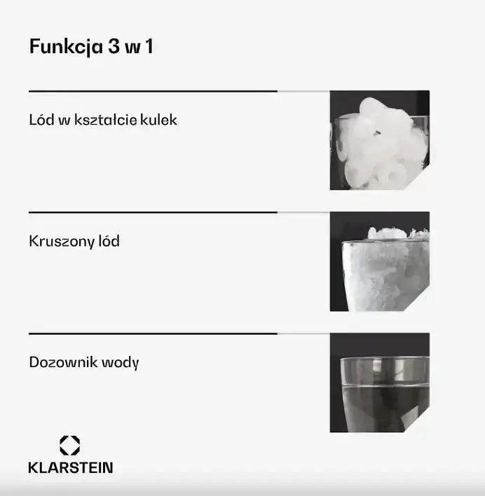 Ледогенератор Klarstein ArcticBlend 3-в-1 IceMaker ( 10046192 ) Б/у - фото 2