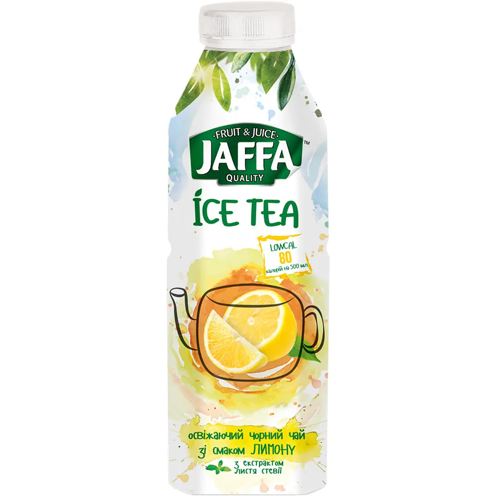 Упаковка холодного чаю Jaffa Ice Tea чорний зі смаком лимона 6 л (500 мл х 12 шт.) - фото 2