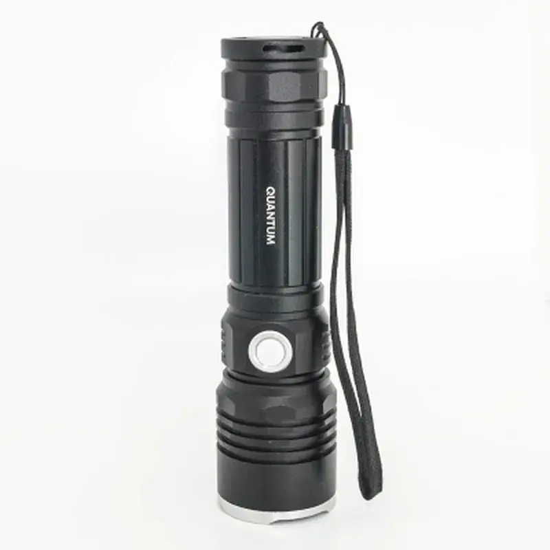 Ліхтар Quantum Solid-M 10W LED з USB + Li-ion 18650/2600mAh, box (QM-FL1020-18650/2600-CB) - фото 5