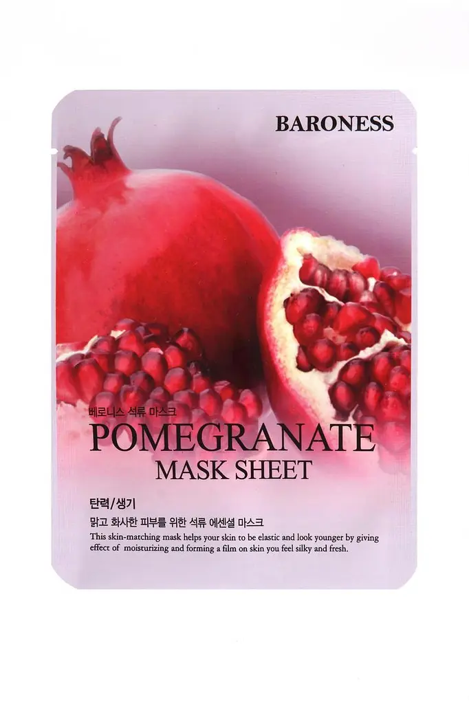 Тканинна маска з екстрактом граната Baroness Pomegranate Mask Sheet