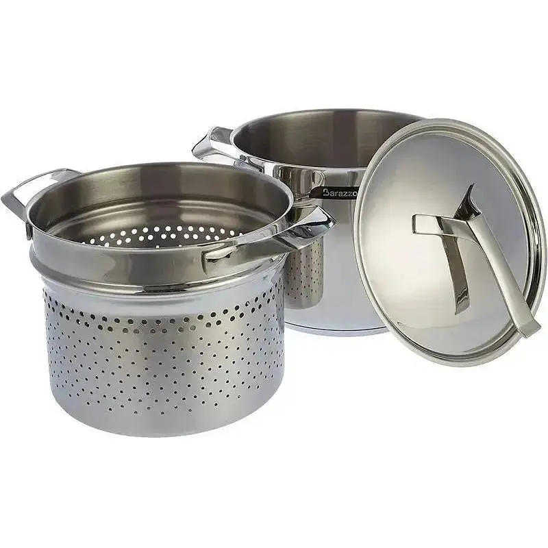 Пароварка для макаронів Barazzoni My Pot 22 см 6 л срібляста (160049022) - фото 2