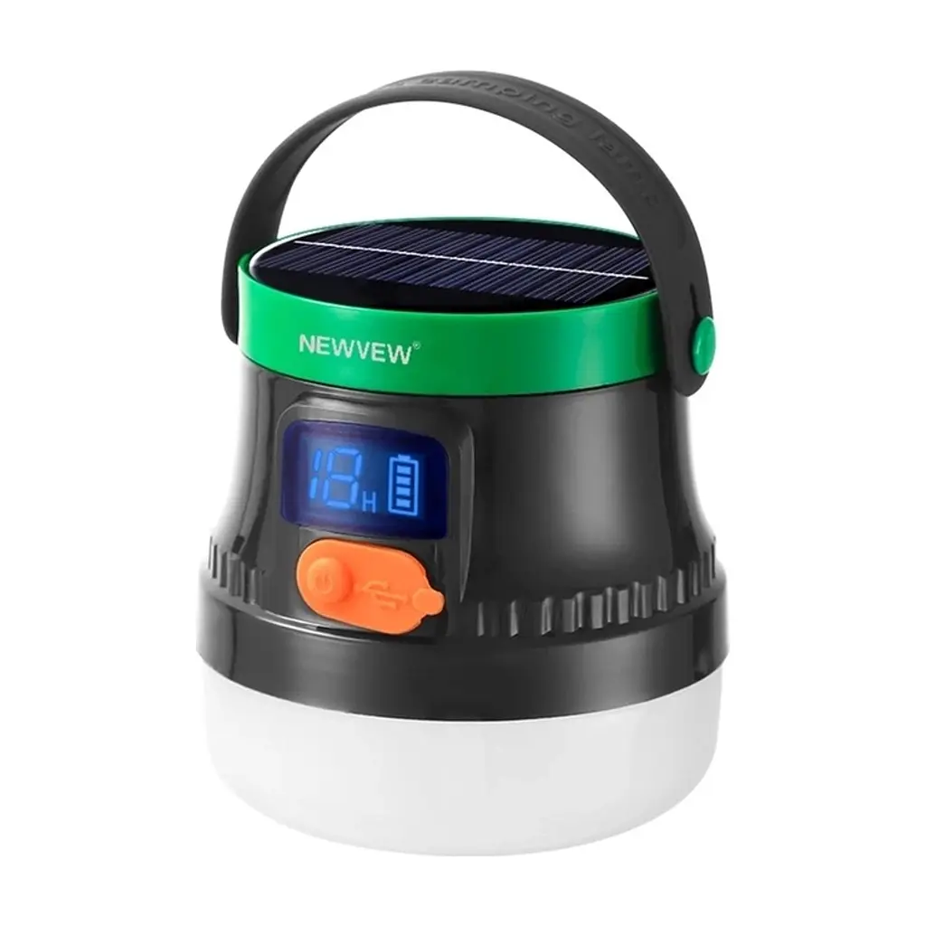 Ліхтар NEWVEW NV-E936 50W Solar Panel 2600mAh Green (NWVW-NV-E936-GN)