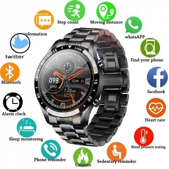 Мужские умные часы Smart Power Nano Black - фото 8