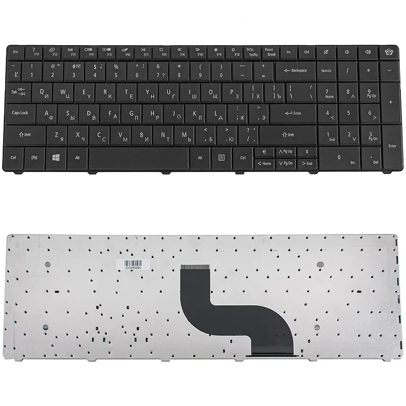 Клавіатура для ноутбука ACER (PB: LE69, TE11, TE69) rus, black - фото 2