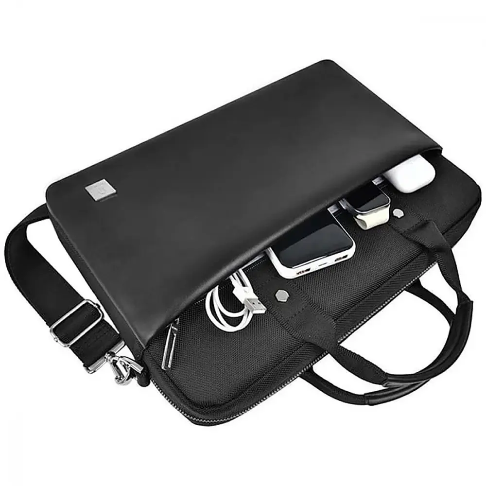 Сумка Wiwu Hali Laptop Bag 14" black - фото 4