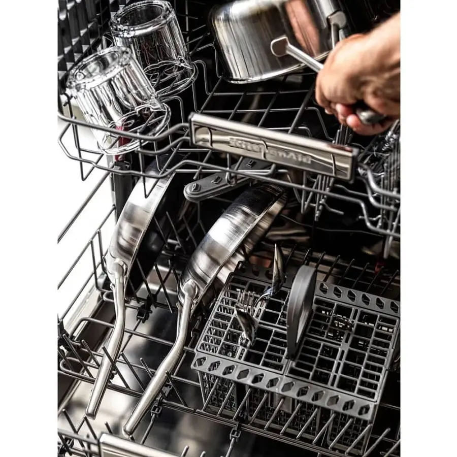 Сковорода вок з кришкою KitchenAid MSS 28 см 3.5 л (CC003254-001) - фото 7