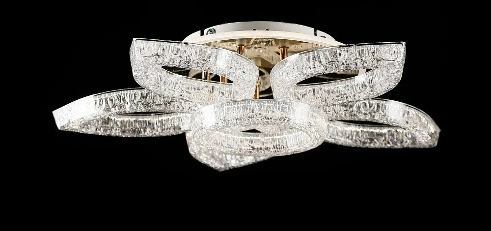 Світлодіодна люстра Splendid Ray LDC/5S+1S LED (GD), золото, білий, 60 Вт, від 10-18 м² - фото 4