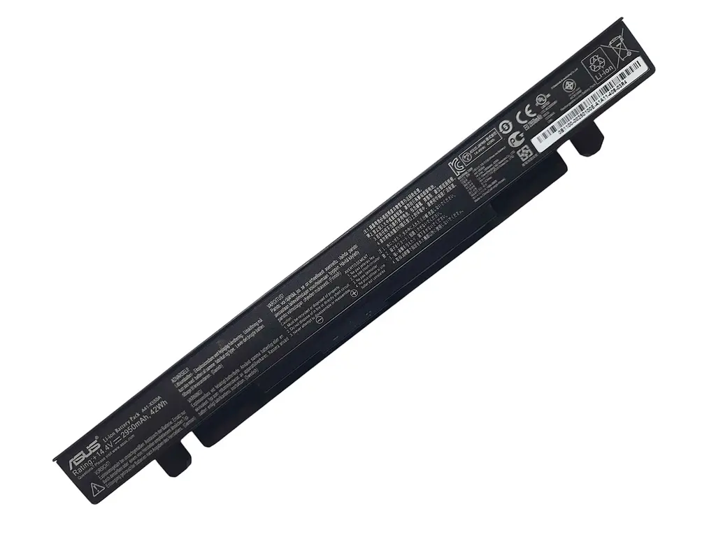 Акумулятор для ноутбука Asus X450 A41-X550A, 2950 mAh (42Wh), 4cell, 14.4V, Li-ion, чорний - фото 2