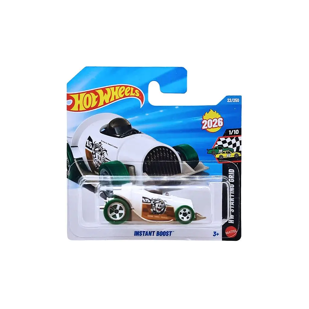 Базовая машинка Hot Wheels HW Starting Grid Instant Boost белая (5785) JJH31-N521  - фото 7