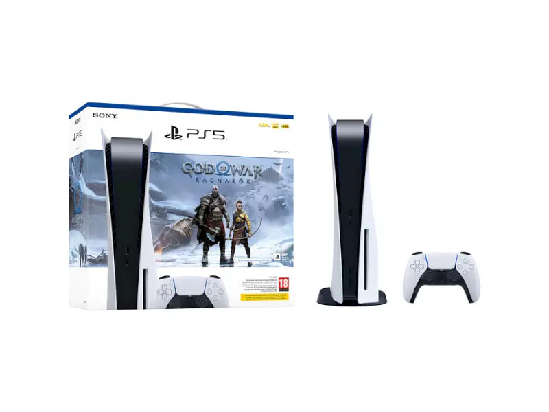Стаціонарна ігрова приставка Sony PlayStation 5 825GB God of War Ragnarok Bundle - фото 4