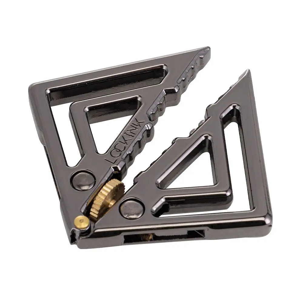 Затискачі для сосків з важкою підвіскою LOCKINK Adjustable Nipple Clamps with Heavy Pendant, під срібло - фото 2