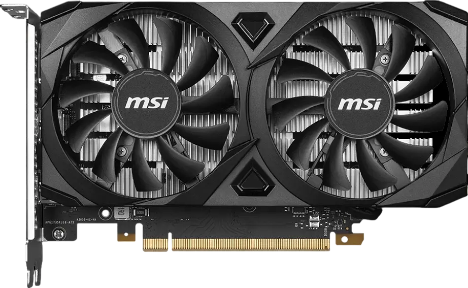 Відеокарта GeForce RTX 3050 6GB MSI Ventus 2X OC (RTX 3050 VENTUS 2X 6G OC) Б/В - фото 2