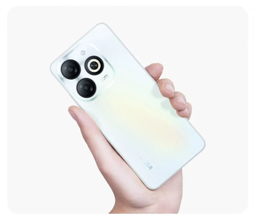 Смартфон Infinix Smart 8 Plus (X6526) 4/128Gb білий - фото 4