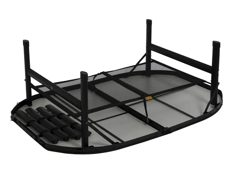 Стол Bo-Camp Northgate Oval 120x80 cm Black/Grey (1404187) - фото 4