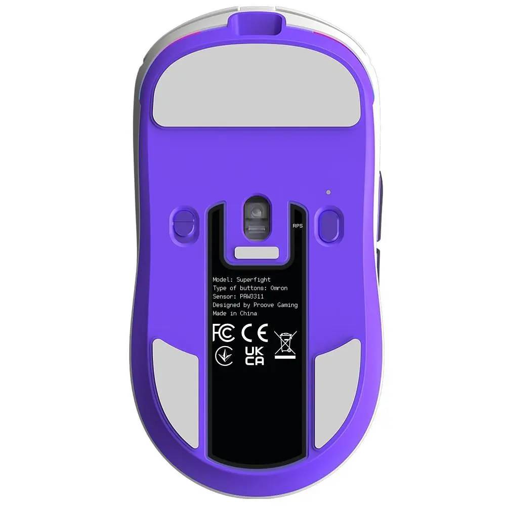 Мышь Proove Gaming Superfight Wired White/Purple (GMSW00102002) - фото 4