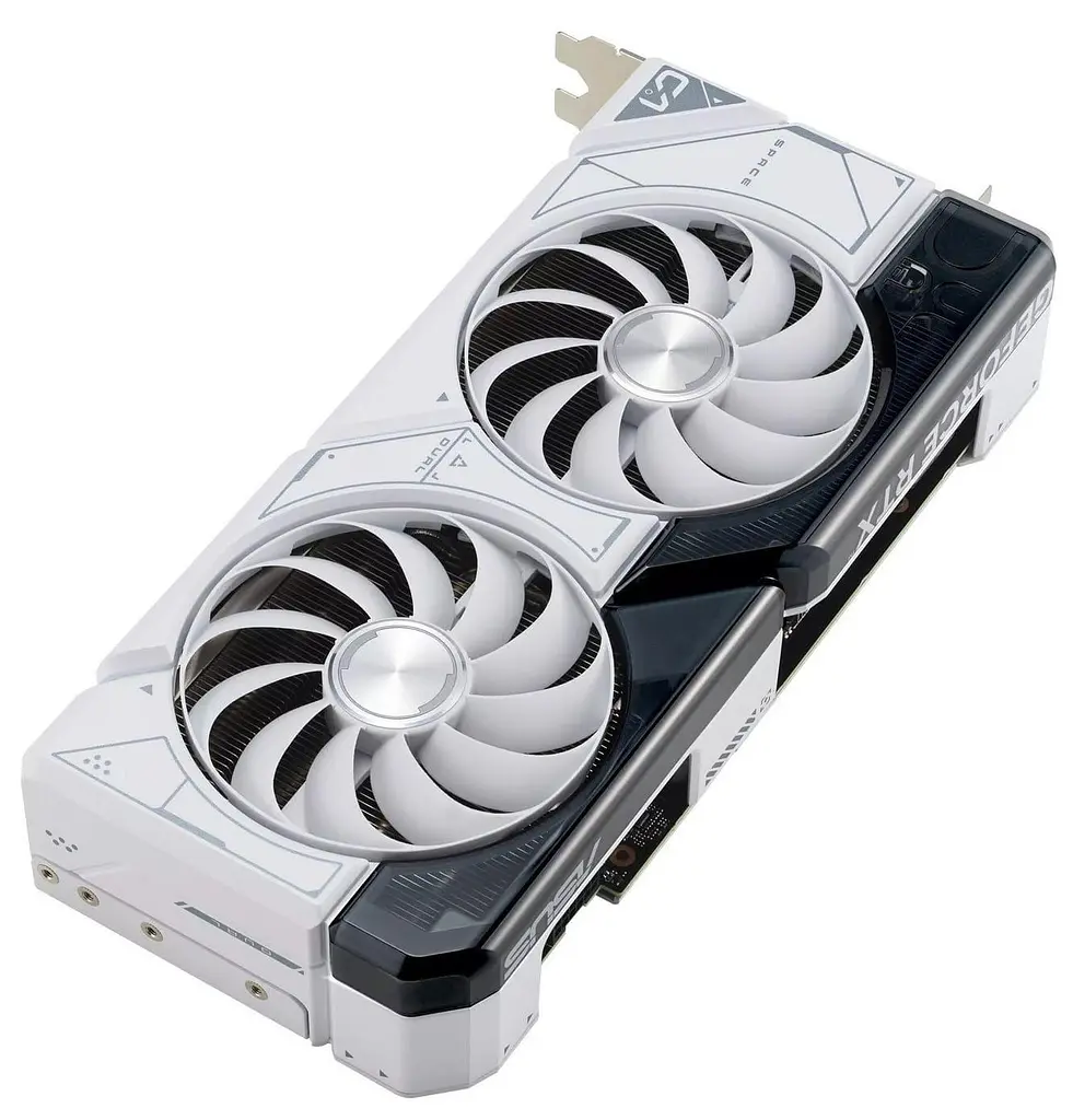Відеокарта ASUS RTX 4070 SUPER 12GB DUAL WHITE (DUAL-RTX4070S-12G-WHITE) (GDDR6X, 192 bit, PCI-E v4.0) Б/в - фото 4