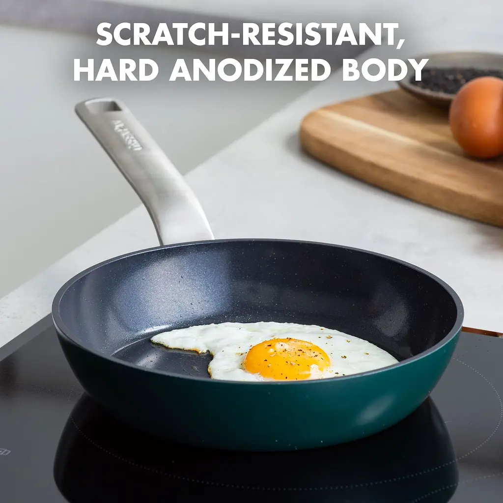 Сковорода GreenPan Evolution 24 см темно-зелена (CC006390-001) - фото 3