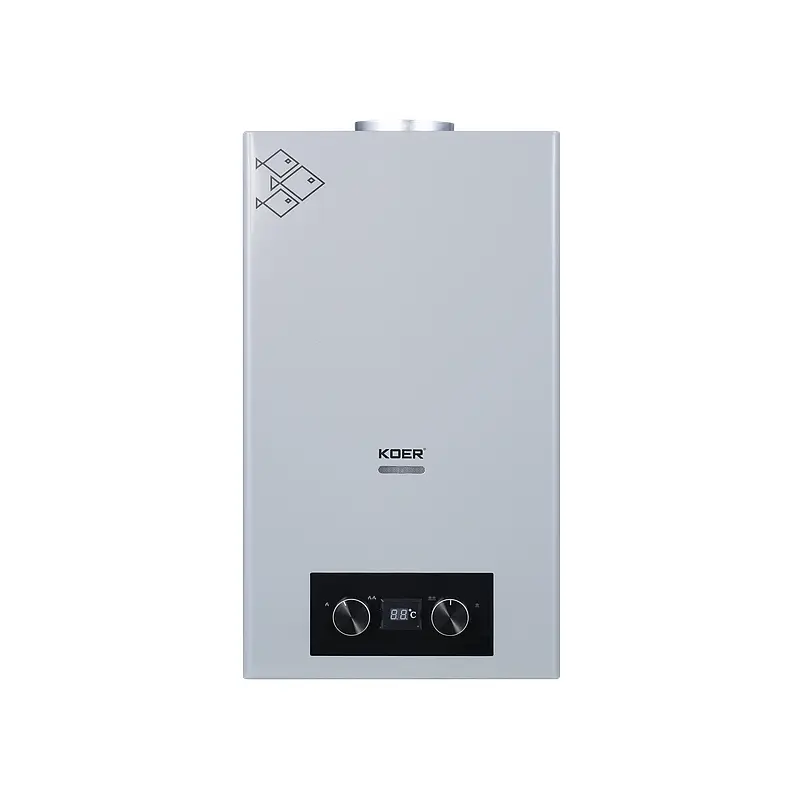 Газова колонка Koer Kwh.G0110 димохідна 10 л/хв, gray KR5555 - фото 5