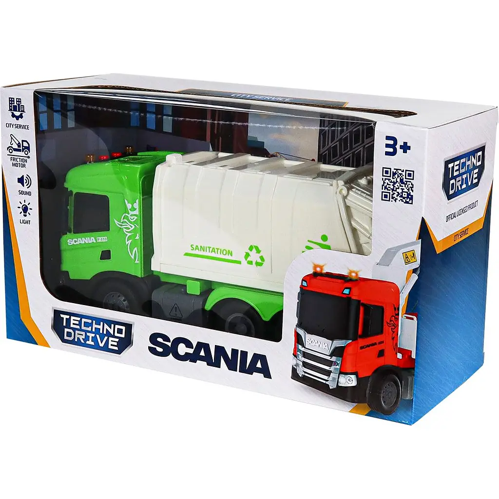 Автомодель TechnoDrive Big Truck Сміттєвоз Scania (6410KS) - фото 11