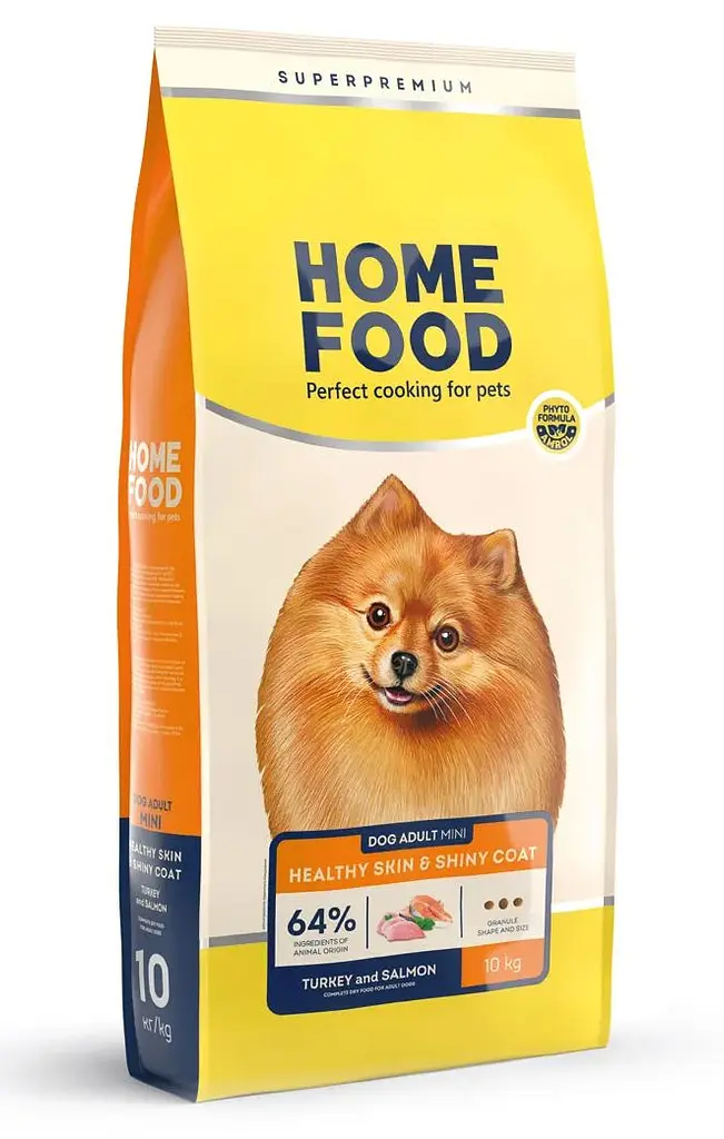 Корм для собак малих порід Home Food з індичкою та лососем 10кг