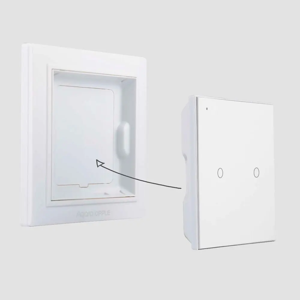 Умный выключатель Aqara OPPLE Wireless Scene Switch Two Buttons [WXCJKG11LM] [44327] - фото 5