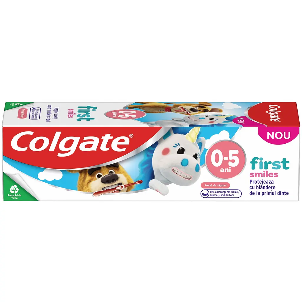 Дитяча зубна паста Colgate First Smiles для дітей 0-5 років 50 мл - фото 4