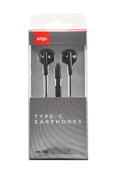Гарнитура Ergo VM-730 Type-C Black (VM-730K) - фото 2