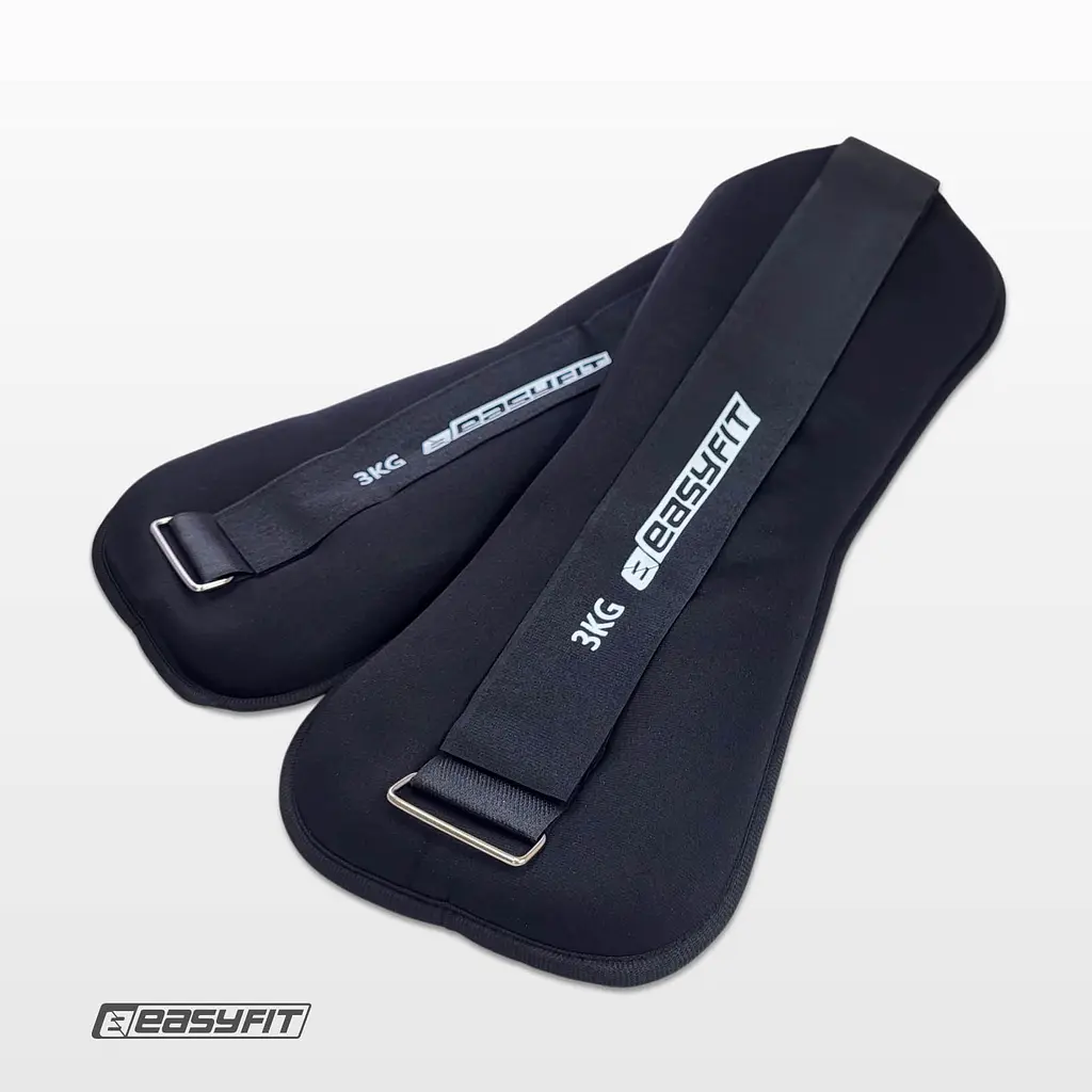 Обтяжувачі EasyFit Comfort 3 кг для ніг та рук з металом (пара) (EF-1030-BK) - фото 4