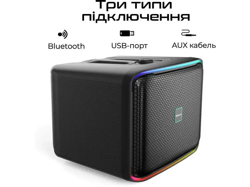 Портативна колонка HiFuture Event Horizon 100W Black (event horizon.black) - фото 6