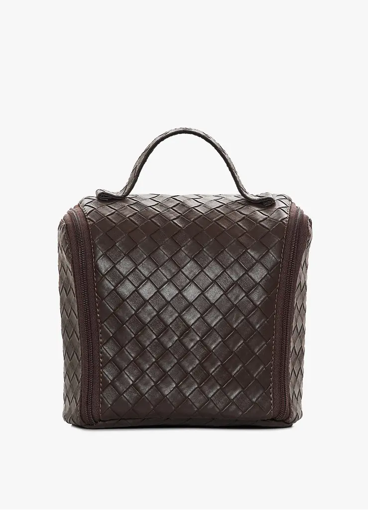 Жіноча косметичка Sambag Candy Box структурна шоколад 20 х 19 х 14 см (30411068) - фото 3