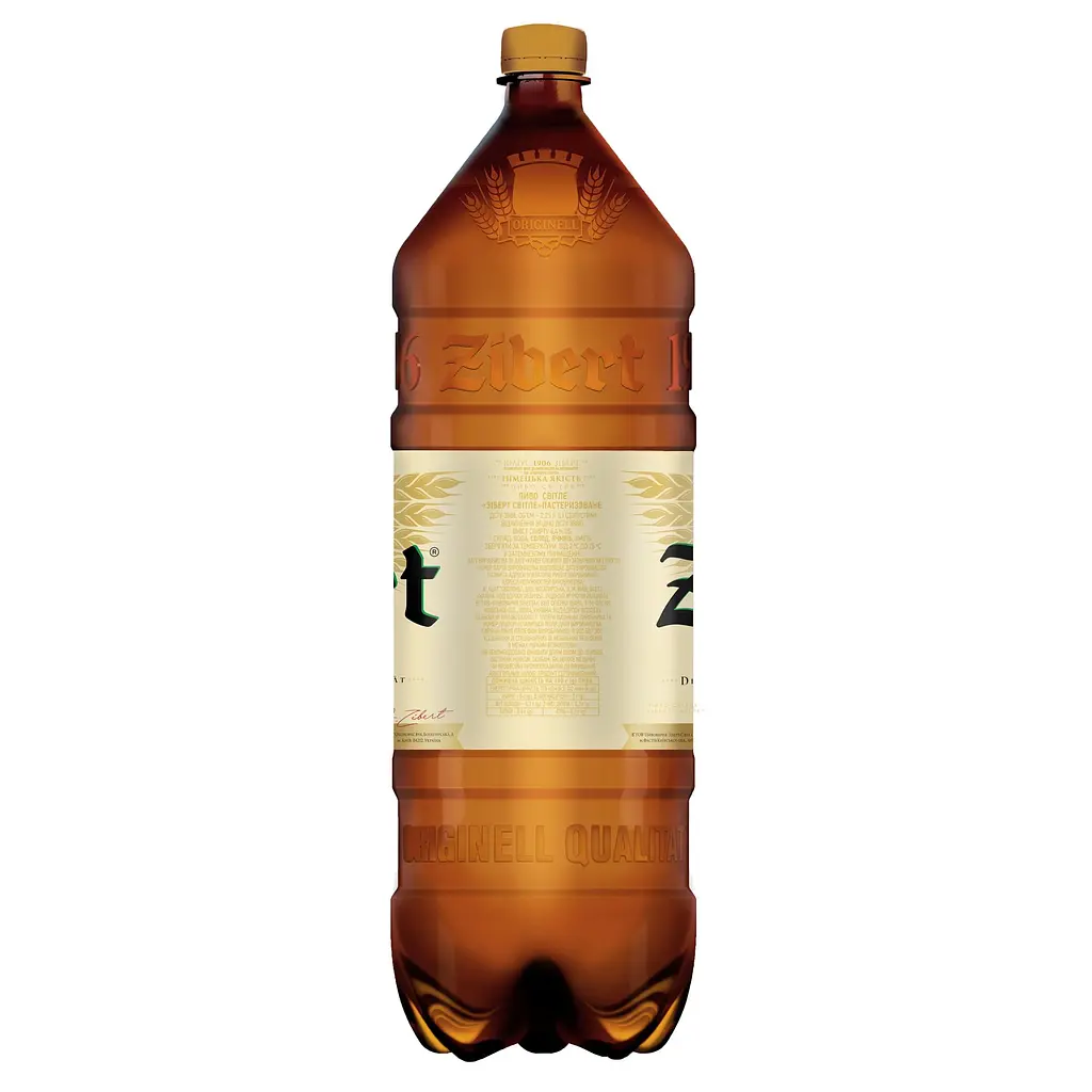 Пиво Zibert Lagerbier світле 4.4% 2.25 л  - фото 2