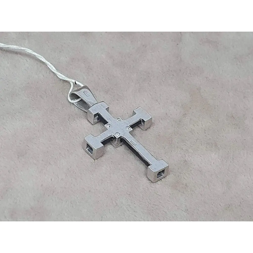 Золотий хрестик Гаразд з діамантом. 3041757 - фото 3