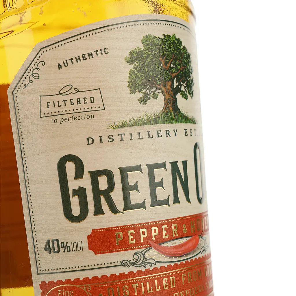 Настойка Green Oak Перцовая с медом 40% 0.5 л - фото 3