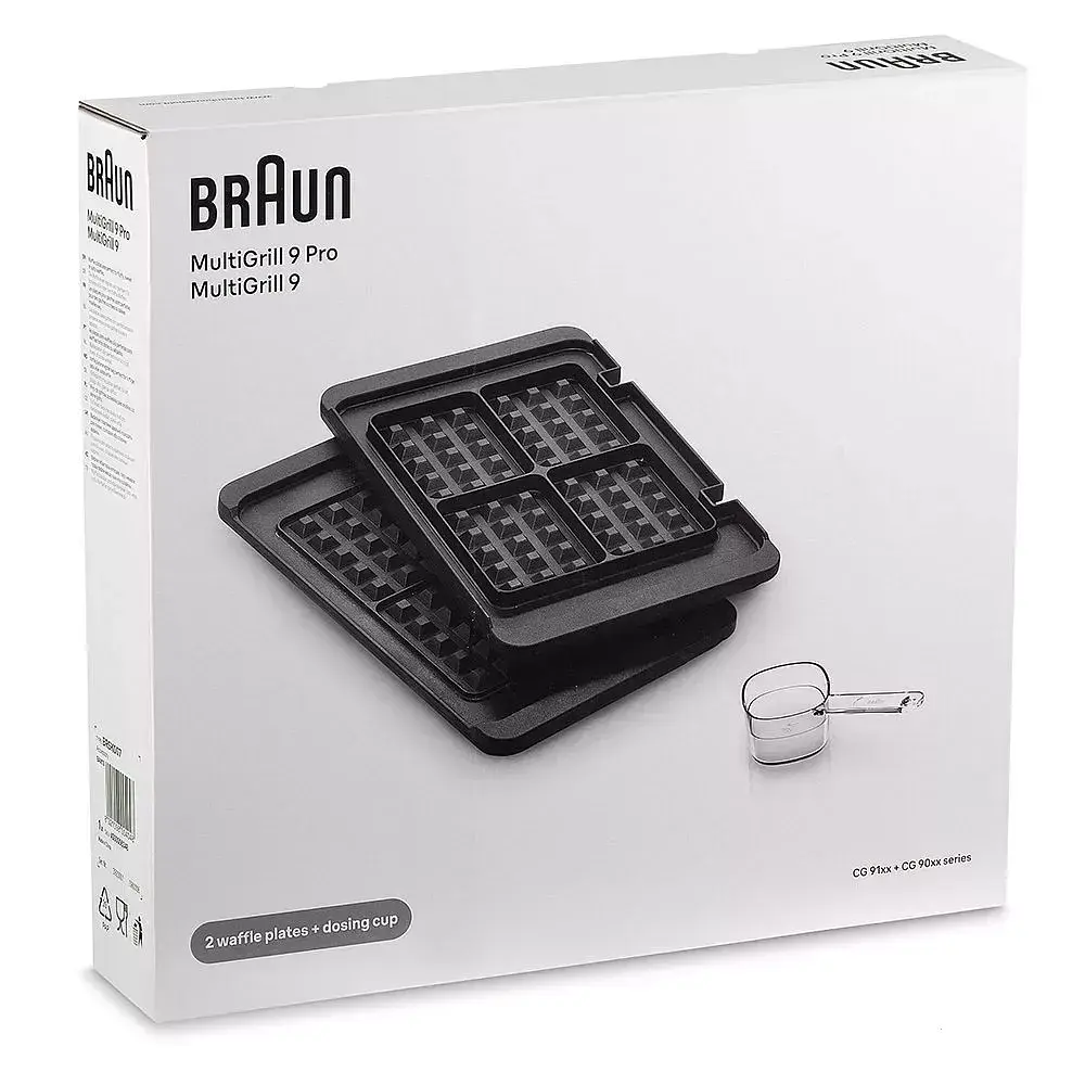 Комплект пластин для вафель BRAUN BRSK007 (MultiGrill 9) - фото 2