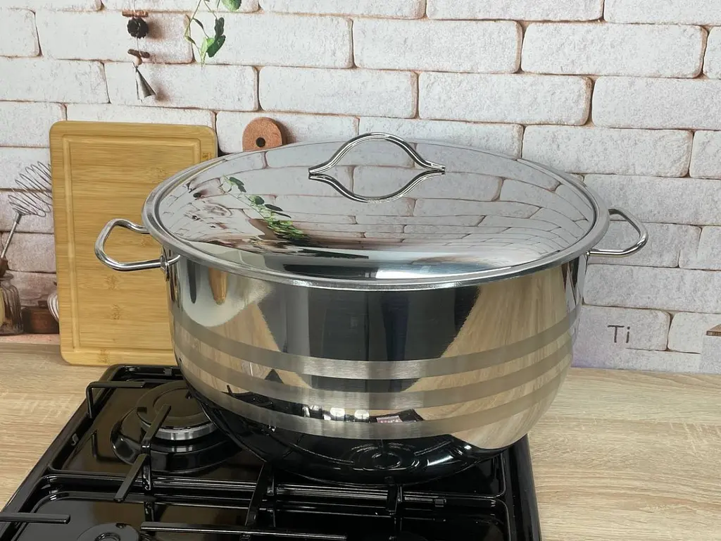 Каструля O.M.S. Collection Kinox 40 см 23 л - фото 4