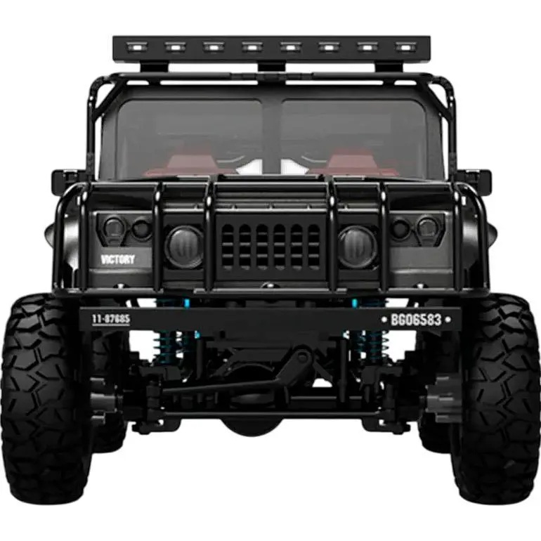 Машинка на радіокеруванні JJRC Hummer H1 1:12 4WD Off-Road Vehicle Dark Grey [142538] - фото 3