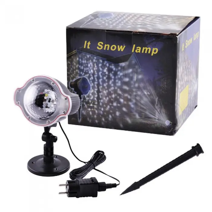 Лазерний проектор вуличний світлодіодний Christmas Snowfall Projector WL-808 - фото 2