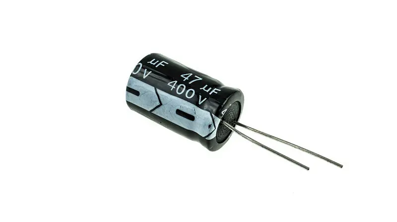Конденсатор 47mF 400V Size 16x25mm робоча температура -40…+105 - фото 2