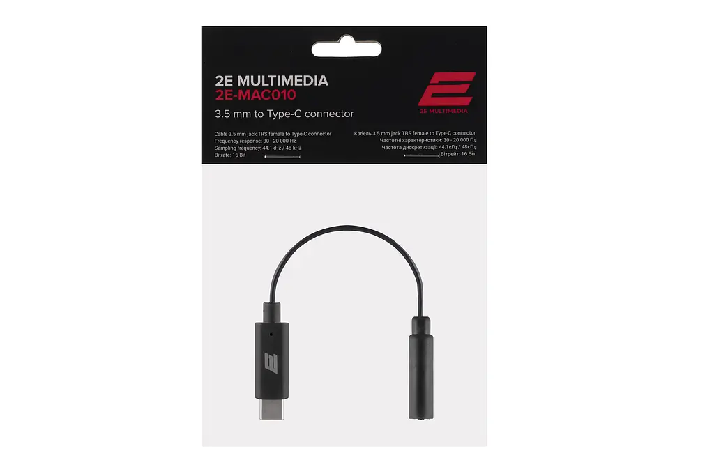 Кабель 2E MAC010, 3.5mm to Type-C teh0013244 - фото 3