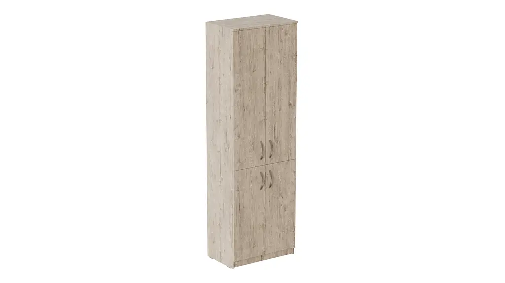 Шафа Анжело Ferrum-decor на 5 полиць із 4 дверима 1900x600x380 ДСП Дуб Сан-Марино 16 мм (FRD-105002) - фото 3
