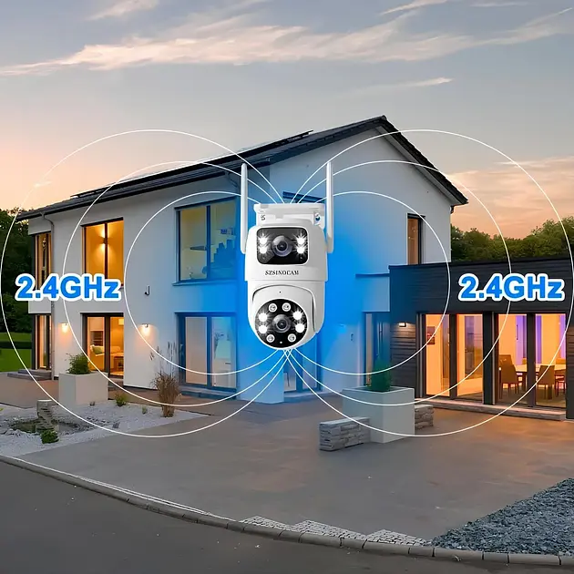 Бездротова поворотна Wi-Fi камера SZSINOCAM TY-Q2 O-KAM Pro / Зовнішня камера відеоспостереження - фото 3