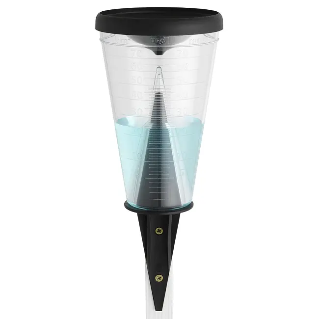 Дощомір TFA з кришкою від випаровування пластик чорний/прозорий d=122x305 мм (471008) - фото 2