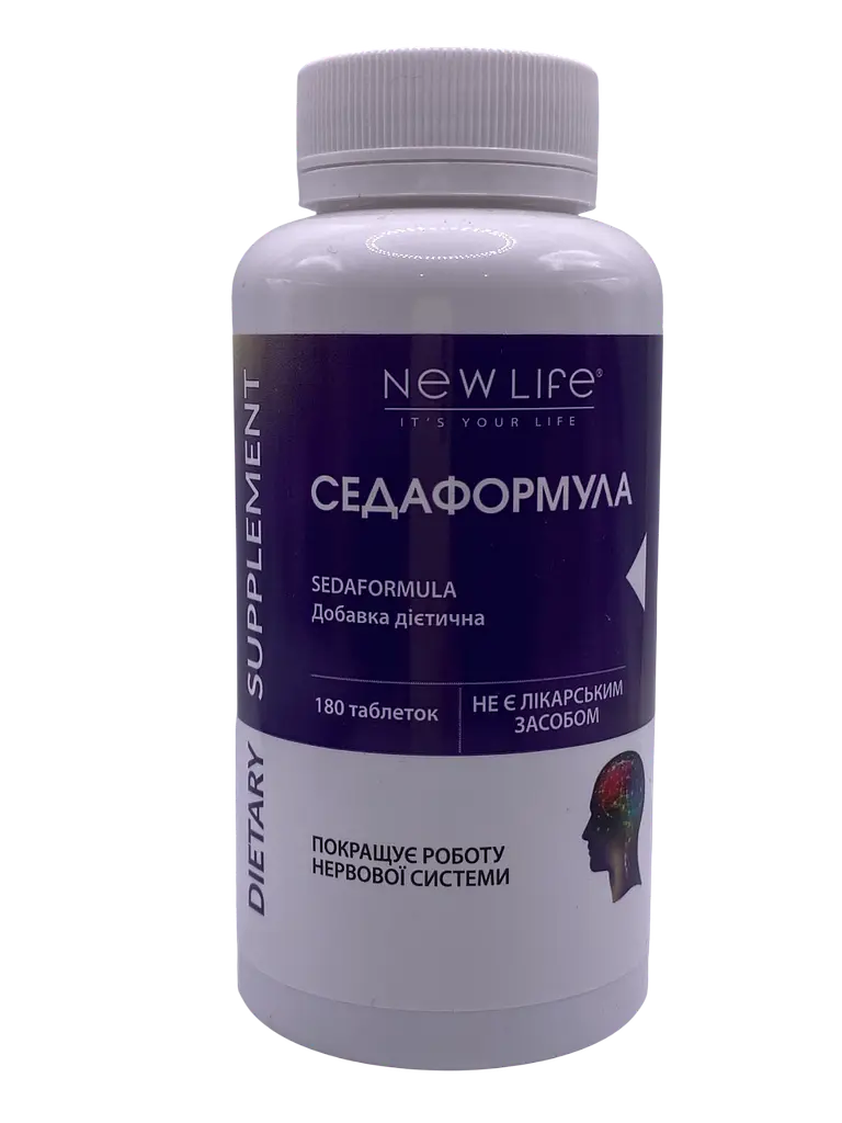 Таблетки New Life Седаформула 180 таблеток