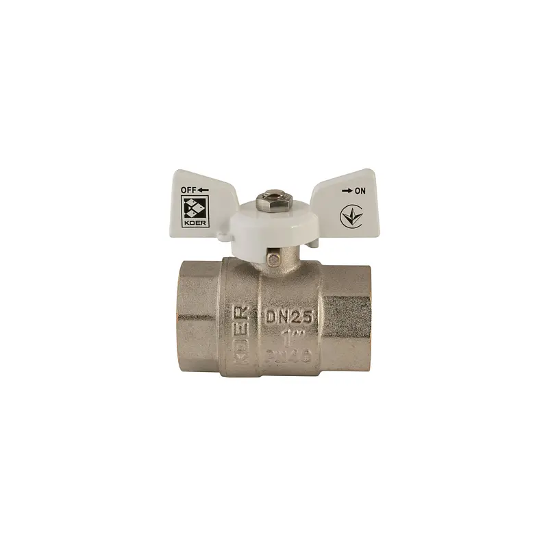 Кран кульовий Koer 1" ГГМ (KR.217.W) білий KR0180 - фото 3