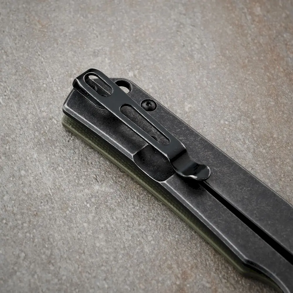 Нож складной туристический Ruike P801-G, (8.6 см) 14C28N/G10 оливковый - фото 27